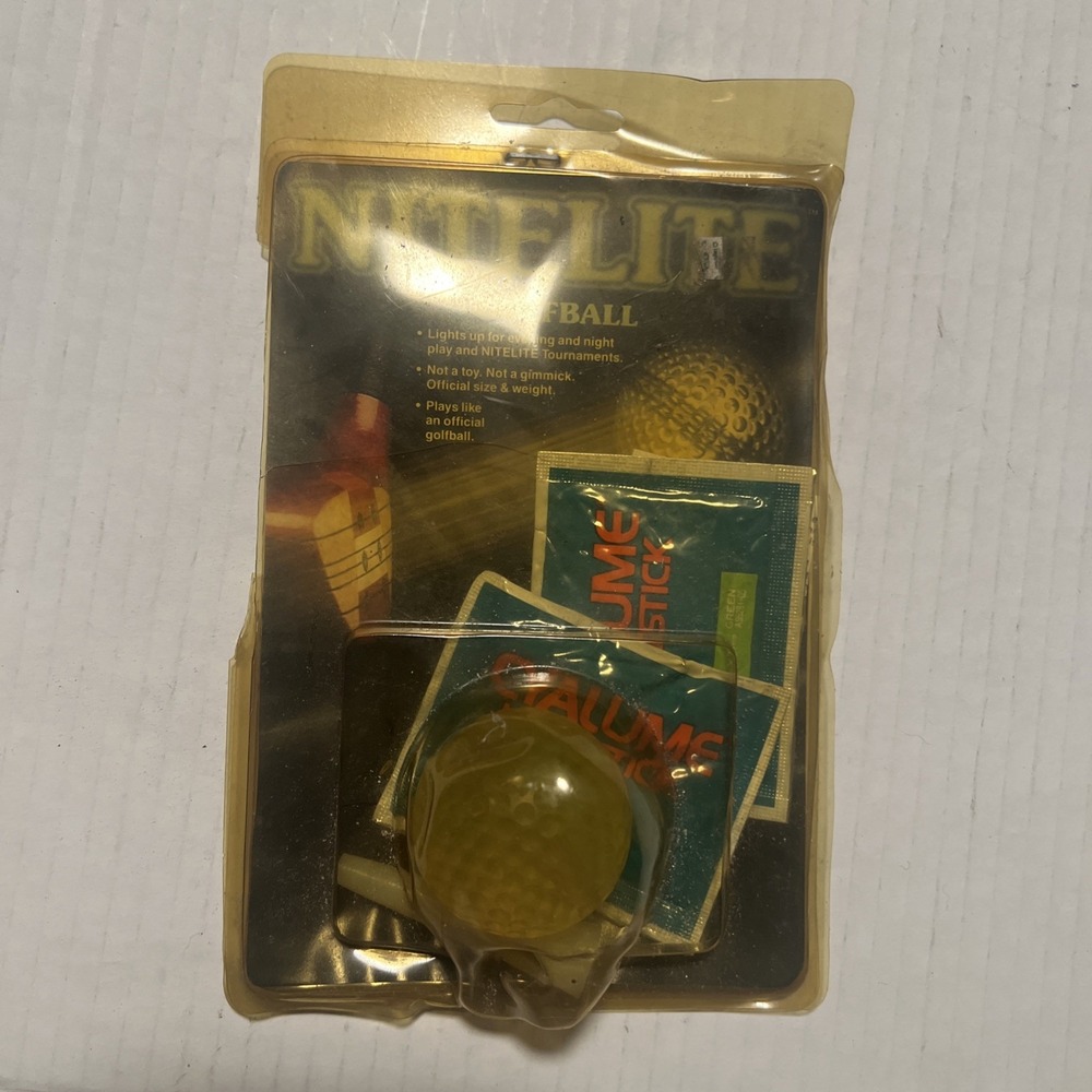 NiteLite Golf Ball Glow in the Dark Night Play Official Size Weight NG925BC